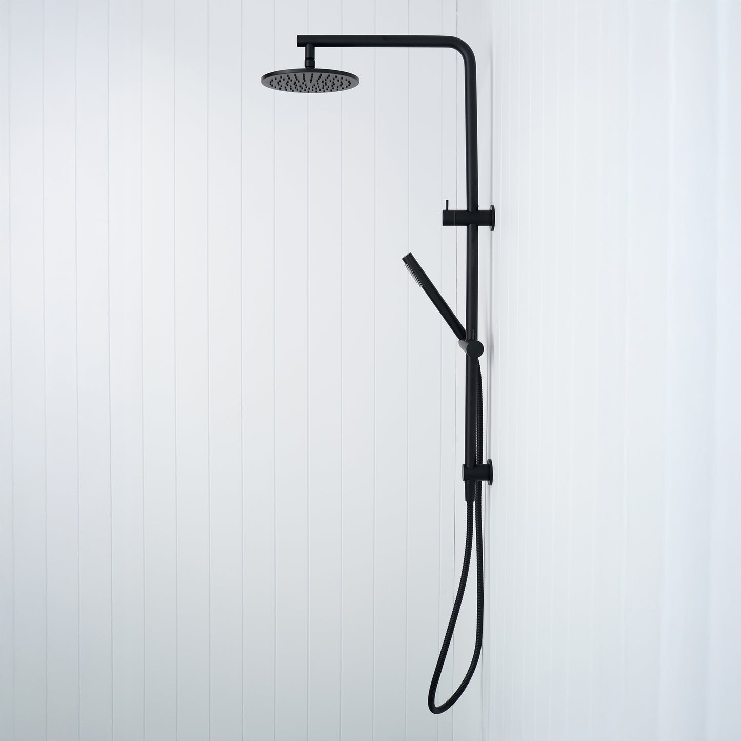 Corsica Dual Shower Head Matte Black