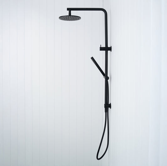 Corsica Dual Shower Head Matte Black