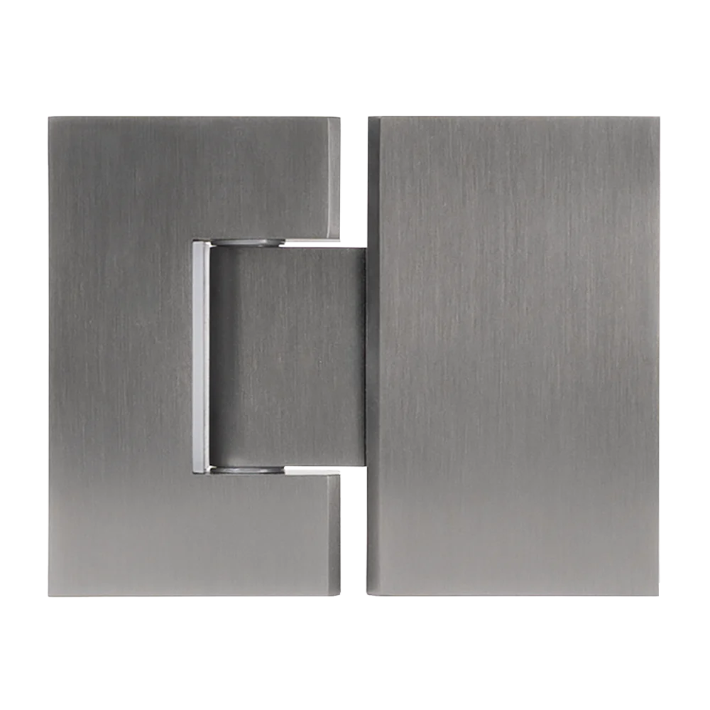 Geneva Shower Hinge Glass to Glass Gunmetal