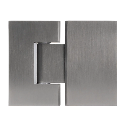 Geneva Shower Hinge Glass to Glass Gunmetal