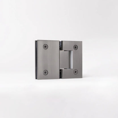 Geneva Shower Hinge Glass to Glass Gunmetal