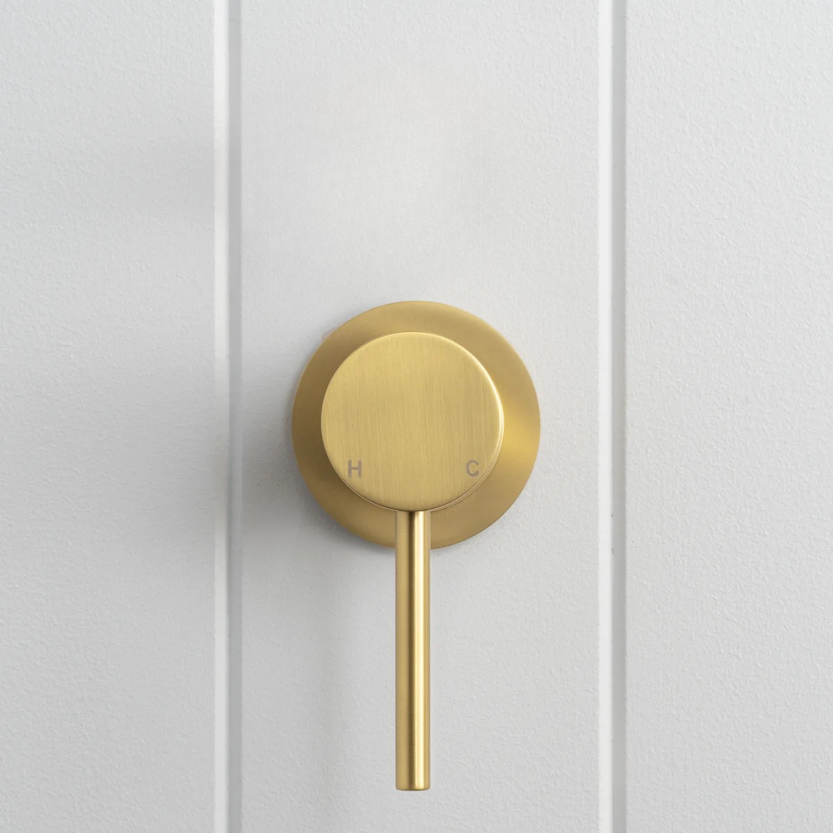 Milano Wall Mixer Brushed Brass