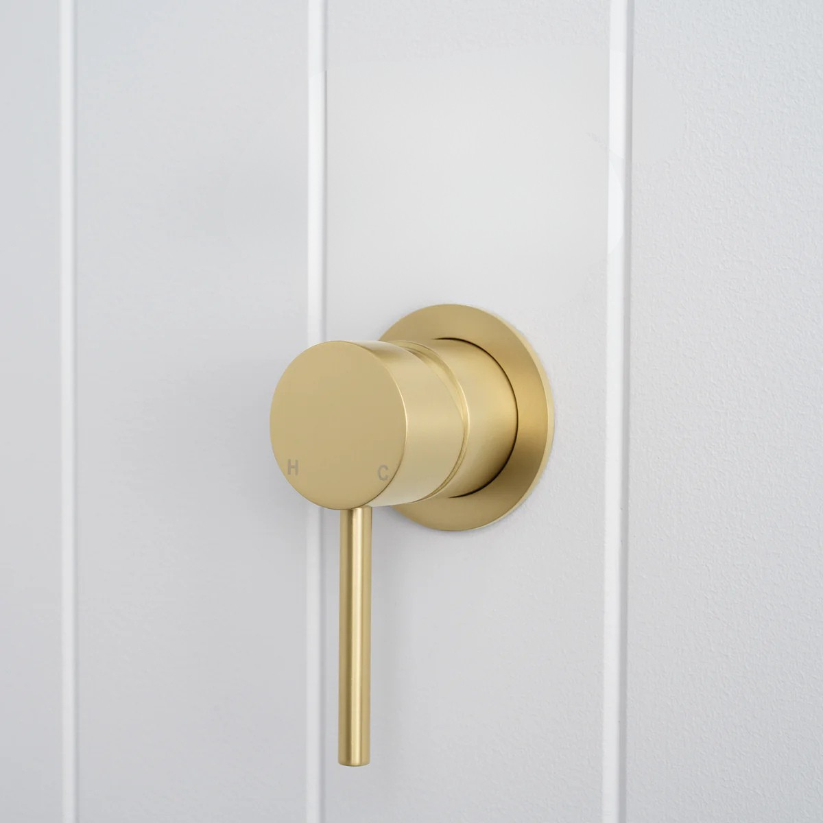 Milano Wall Mixer Brushed Brass