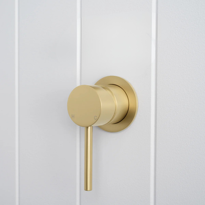 Milano Wall Mixer Brushed Brass