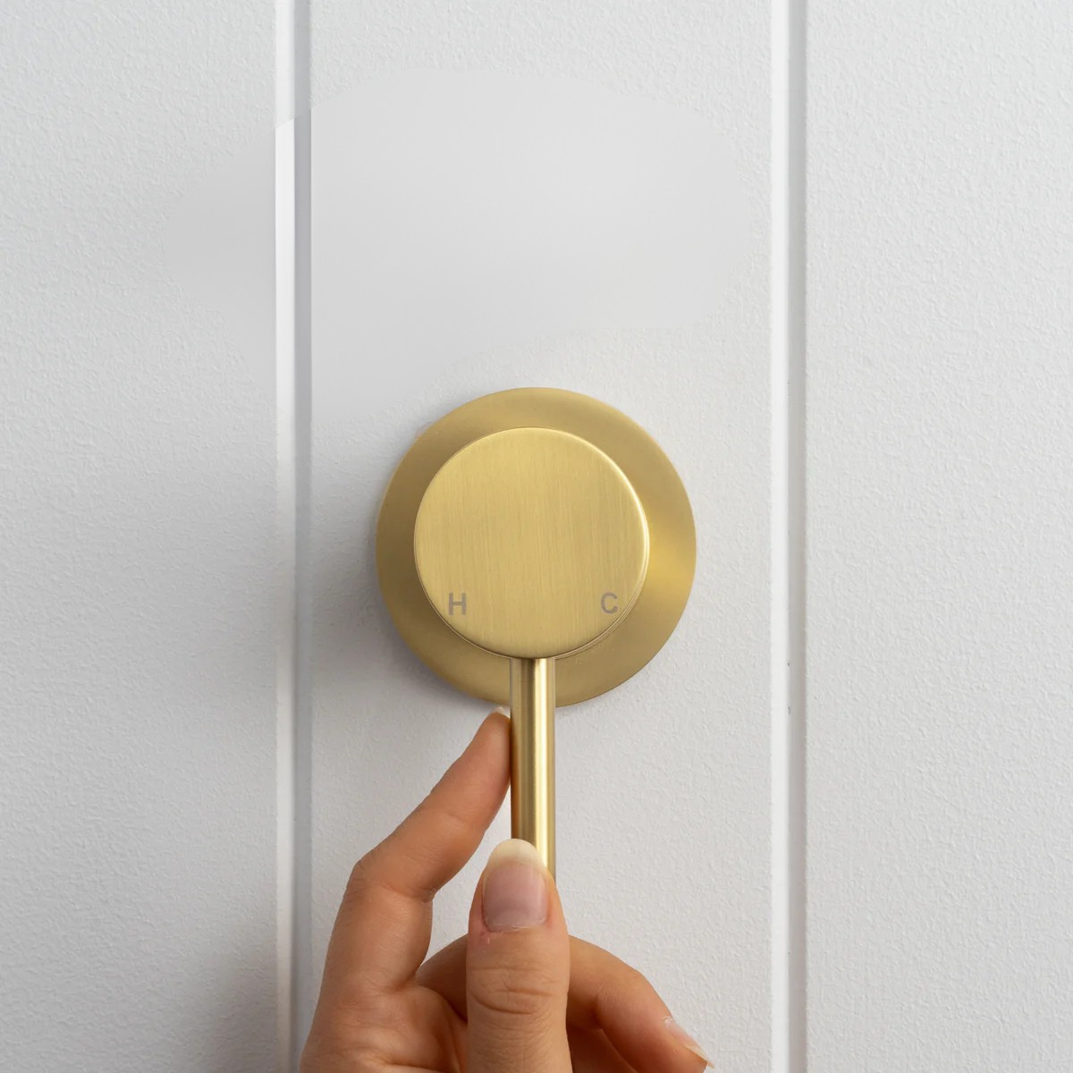 Milano Wall Mixer Brushed Brass