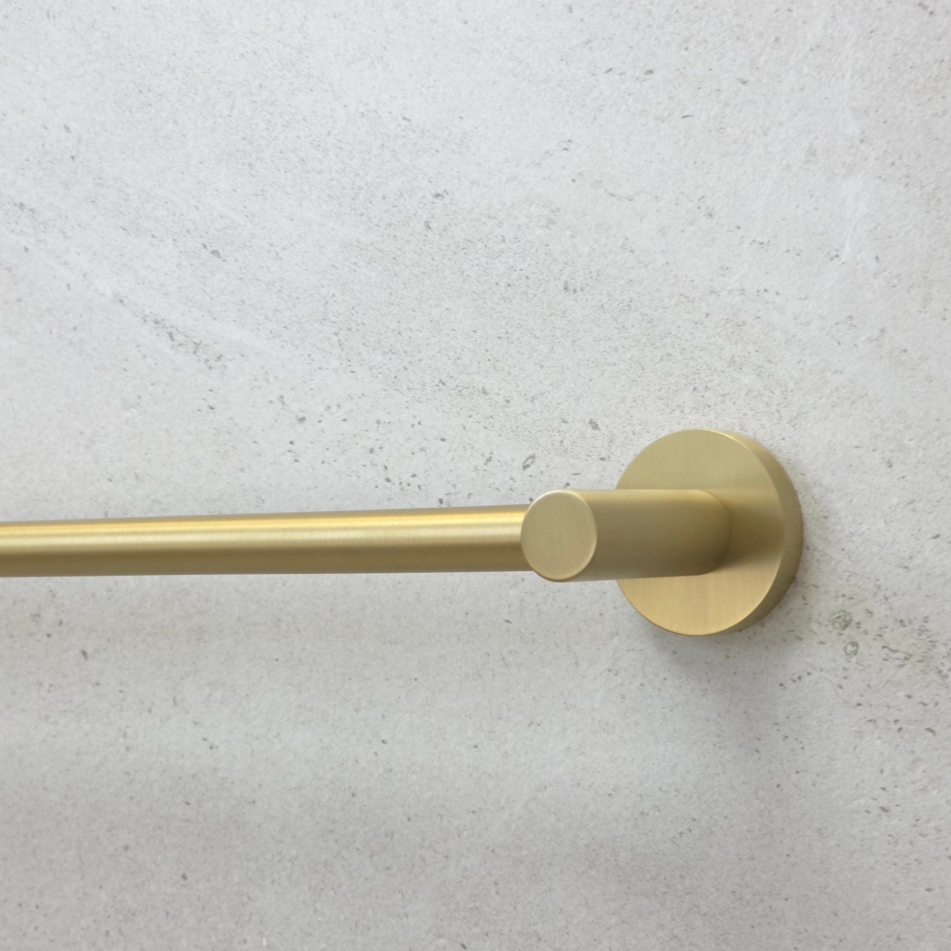 Provence 600mm Single Towel Rail Brushed Brass