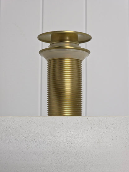 Lisbon Pop Up Basin Waste Brushed Brass