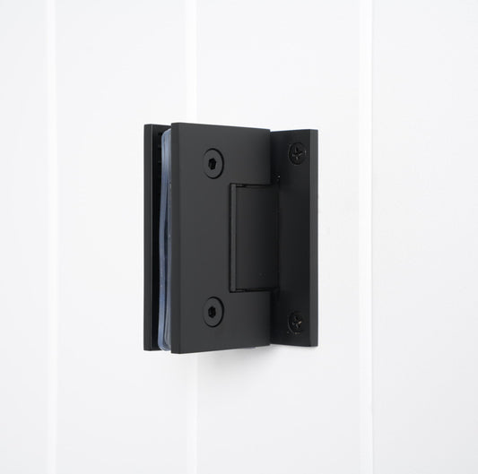 Rennes Shower Hinge Glass to Wall - Matte Black