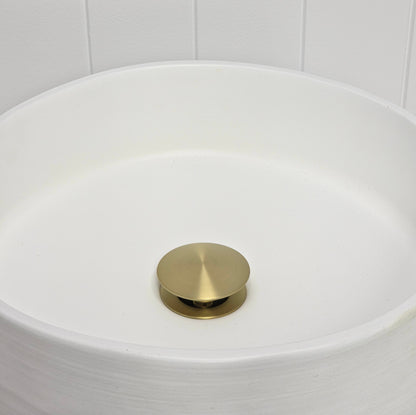 Lisbon Pop Up Basin Waste Brushed Brass