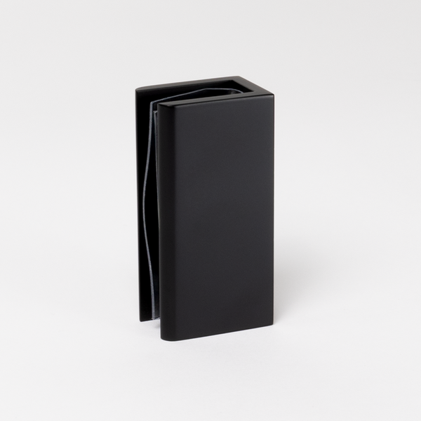 Rhodes Shower Glass Clamp Matte Black