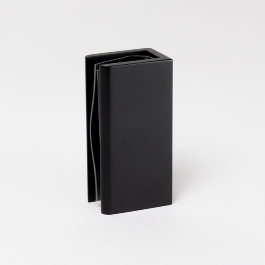 Rhodes Shower Glass Clamp Matte Black