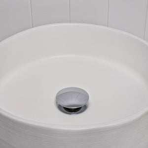 Lisbon Pop Up Basin Waste — Chrome