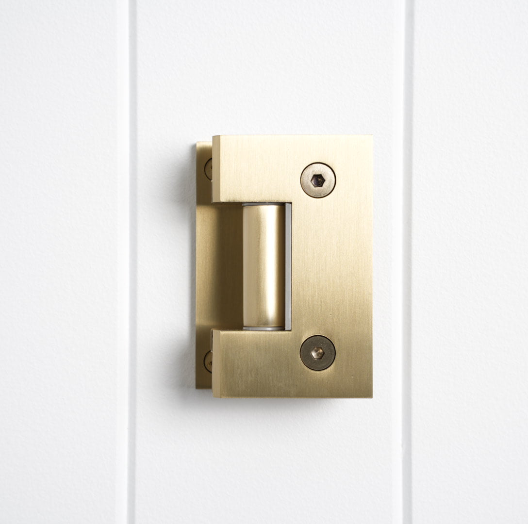 Rennes Shower Hinge Glass to Wall Brushed Brass