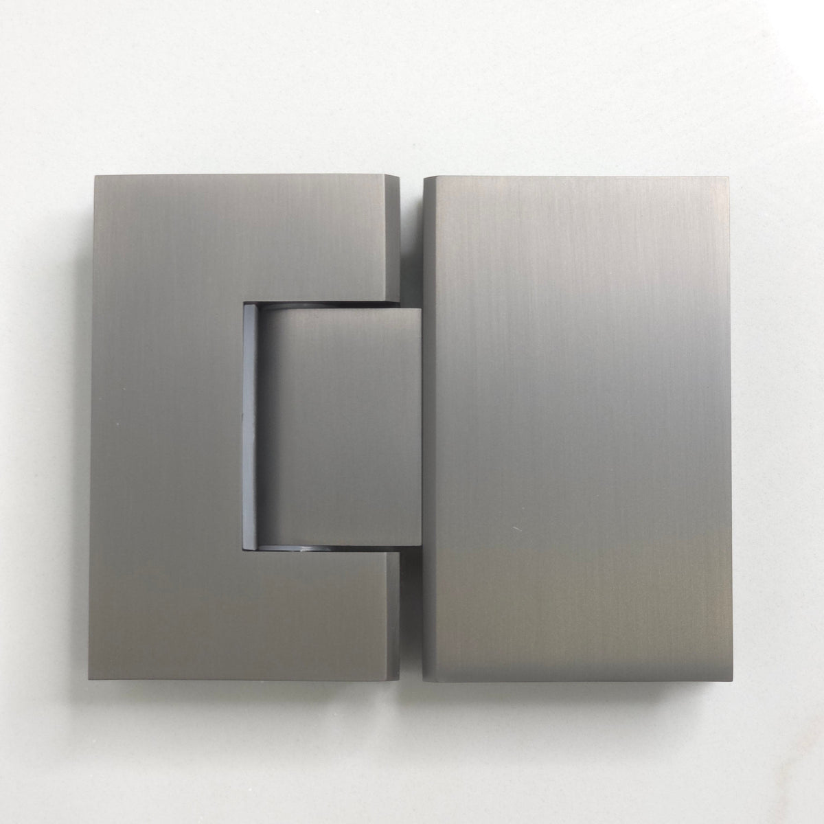 Geneva Shower Hinge Glass to Glass Gunmetal