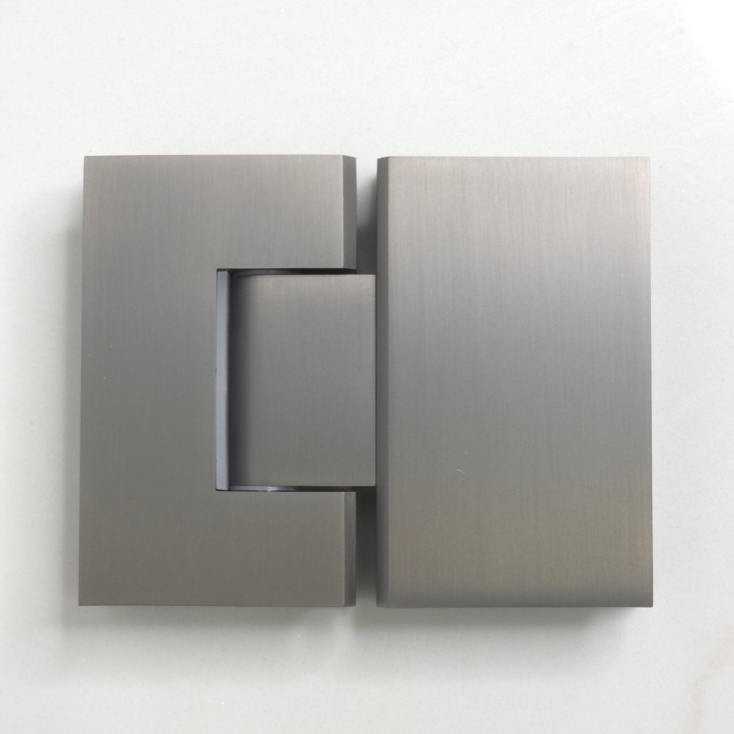 Geneva Shower Hinge Glass to Glass Gunmetal