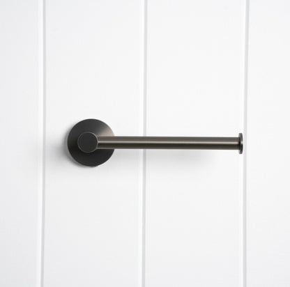 Lille Toilet Roll Holder - Brushed Gun Metal