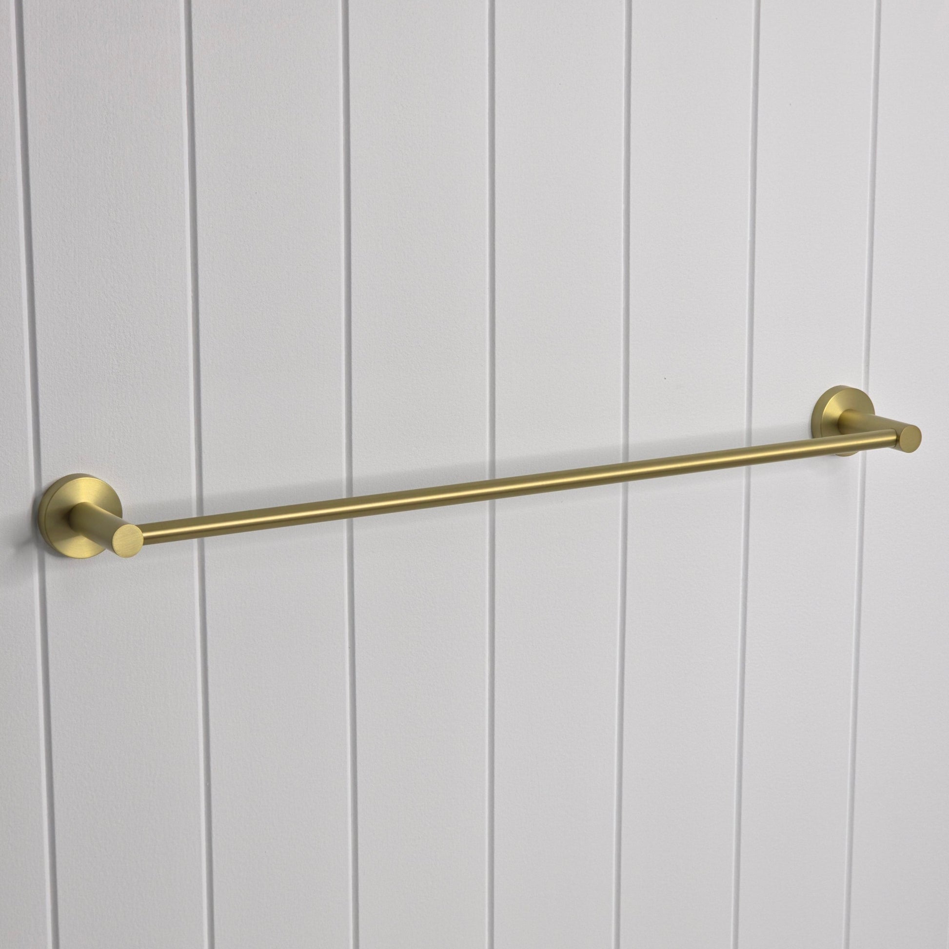 Provence 600mm Single Towel Rail Brushed Brass