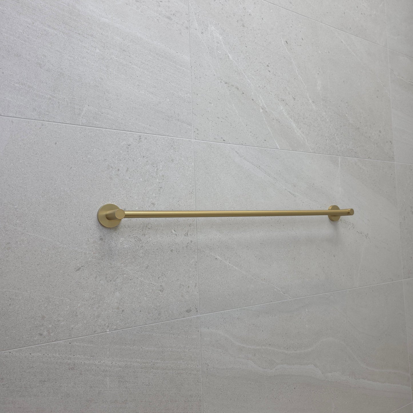 Provence 600mm Single Towel Rail Brushed Brass