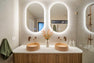Riviera Oval LED Bathroom Smart Mirror