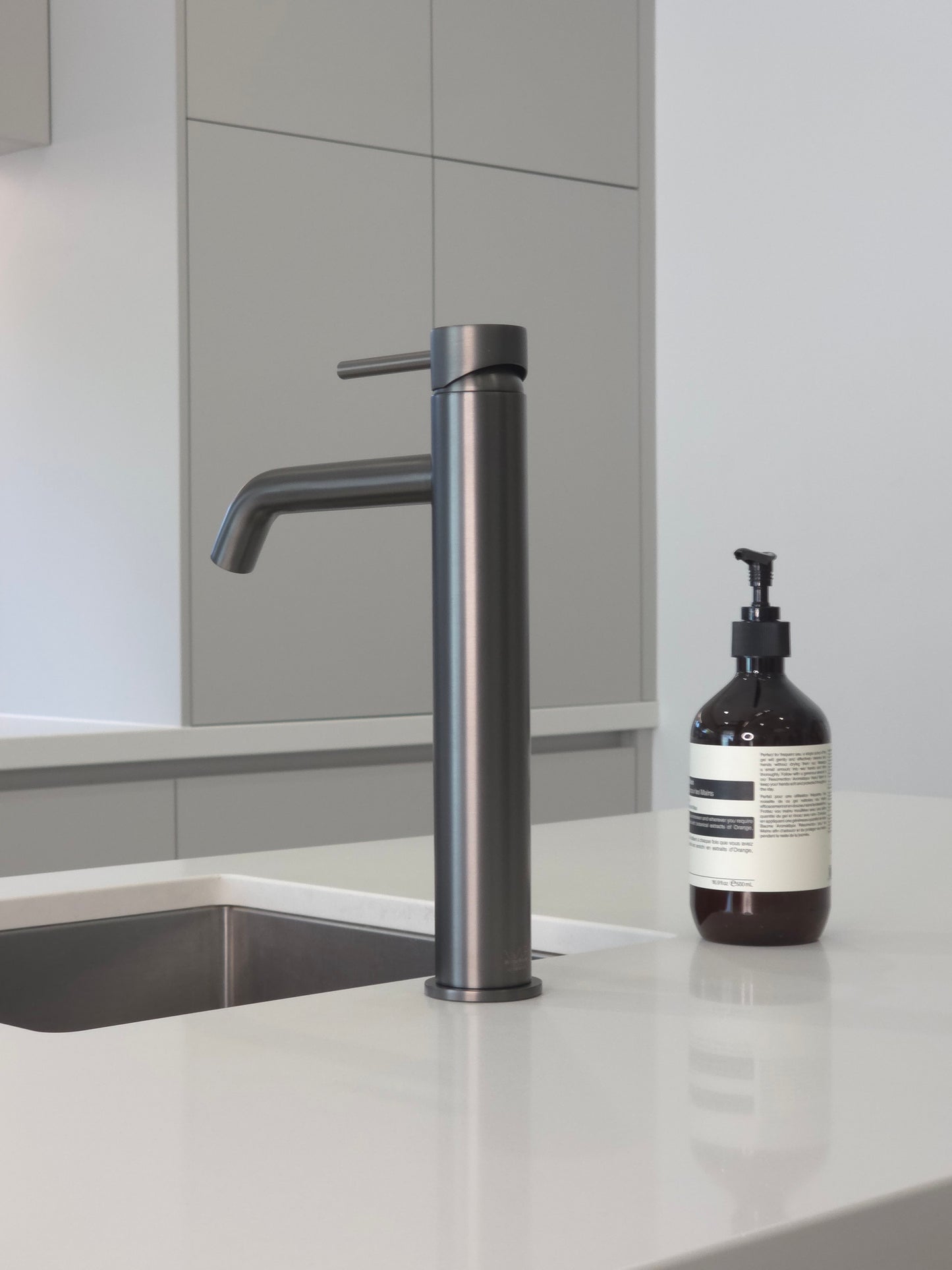 Vienna Tall Basin Mixer Gunmetal