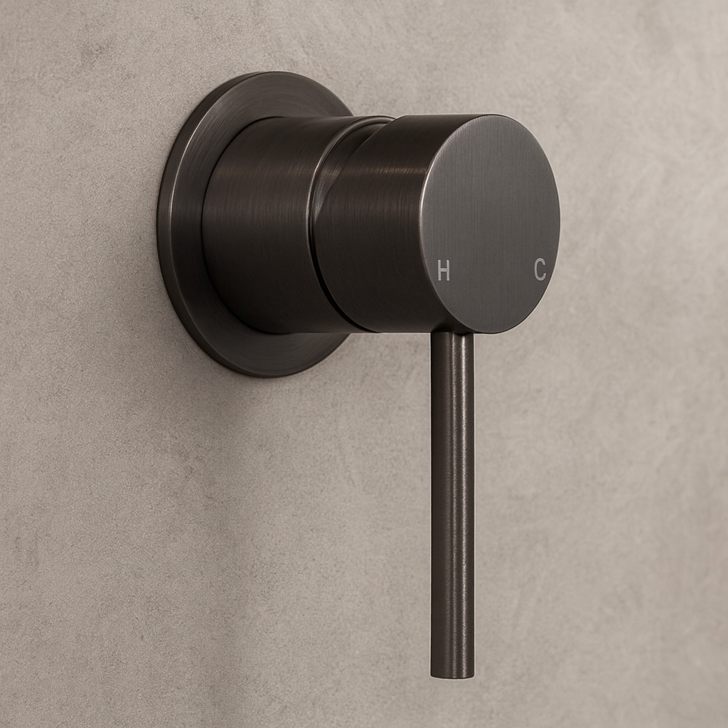 Milano Wall Mixer Gunmetal