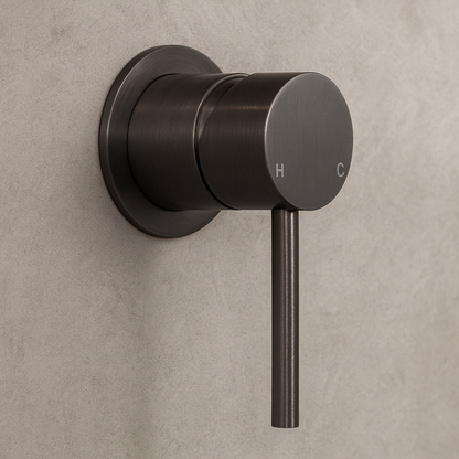 Milano Wall Mixer Gunmetal