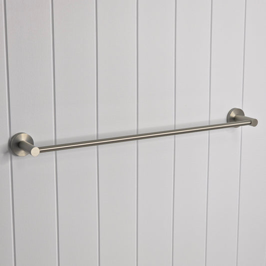 Provence 600mm Single Towel Rail Brushed Nickel