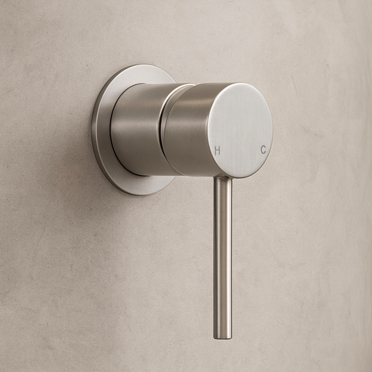 Milano Wall Mixer Brushed Nickel