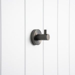Copenhagen Robe Hook — Brushed Gunmetal