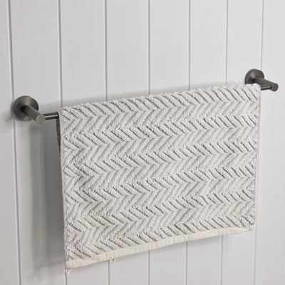 Provence 600mm Single Towel Rail Gunmetal