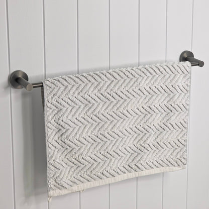 Provence 600mm Single Towel Rail Gunmetal