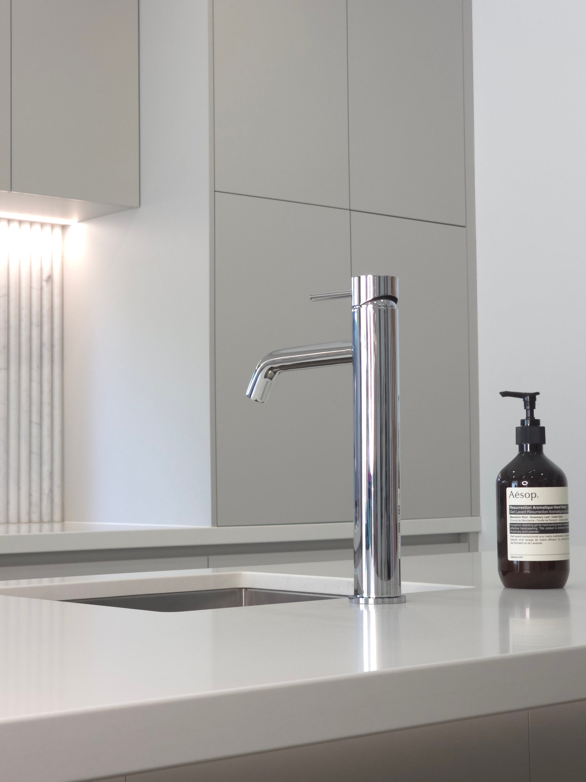 Vienna Tall Basin Mixer Chrome