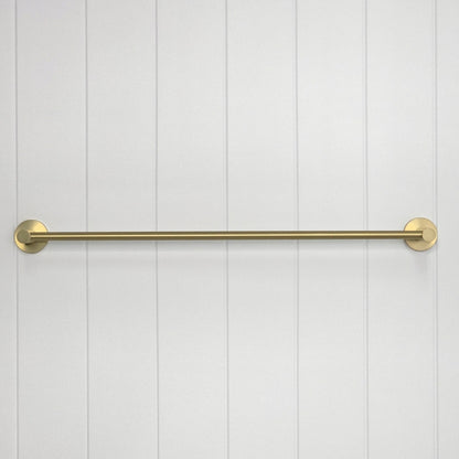 Provence 600mm Single Towel Rail Brushed Brass