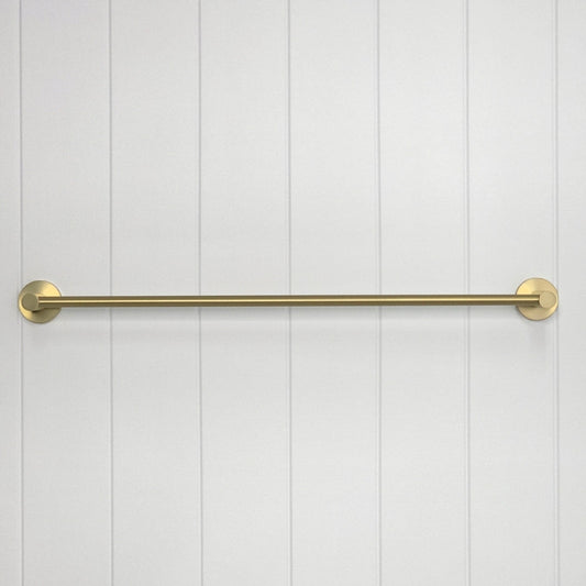 Provence 600mm Single Towel Rail Brushed Brass