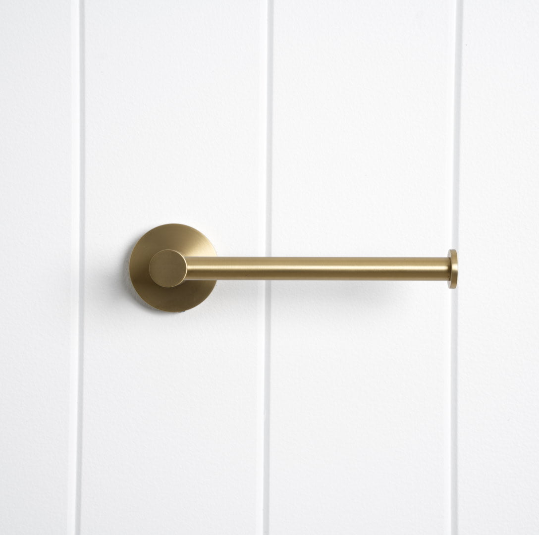 Lille Toilet Roll Holder - Brushed Brass