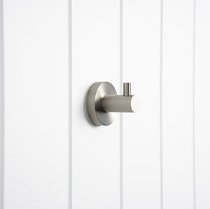 Copenhagen Robe Hook — Brushed Nickel