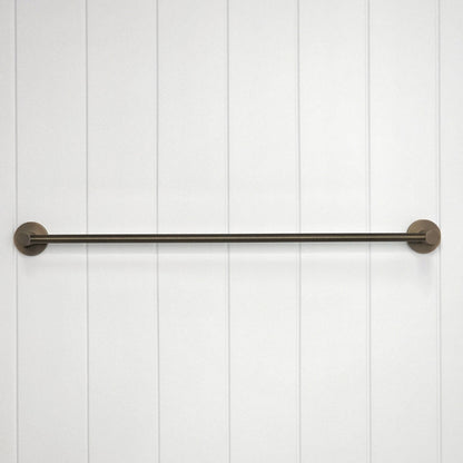 Provence 600mm Single Towel Rail Antique Brass