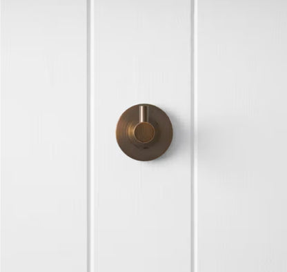 Copenhagen Robe Hook Antique Brass