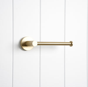 Lille Toilet Roll Holder — Brushed Brass