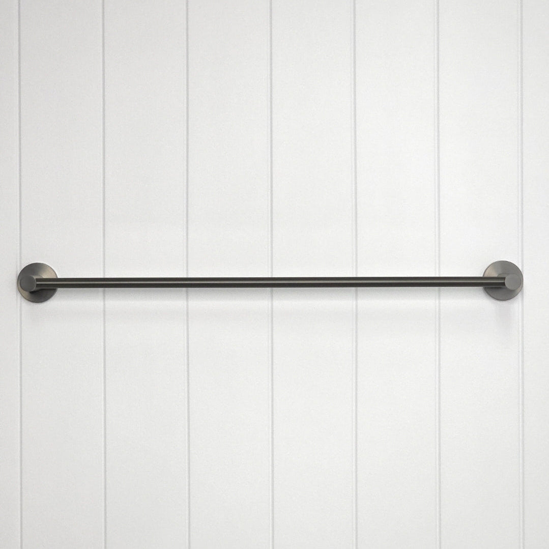 Provence 600mm Single Towel Rail Gunmetal