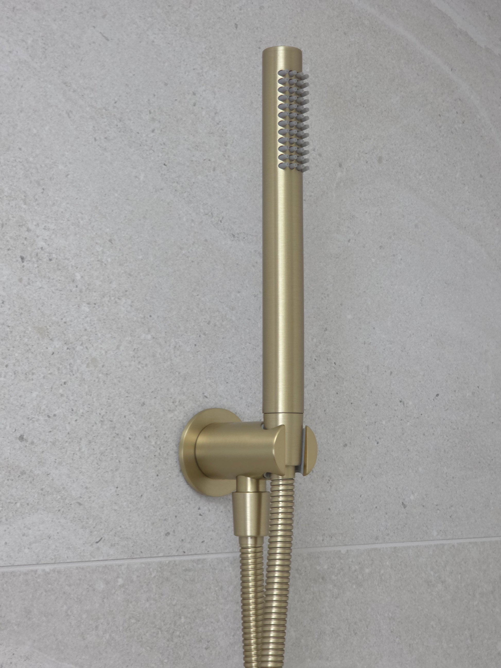 Versailles Handheld Shower Head with Hose - Brushed Brass