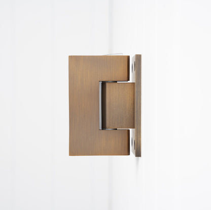 Rennes Shower Hinge Glass to Wall Antique Brass