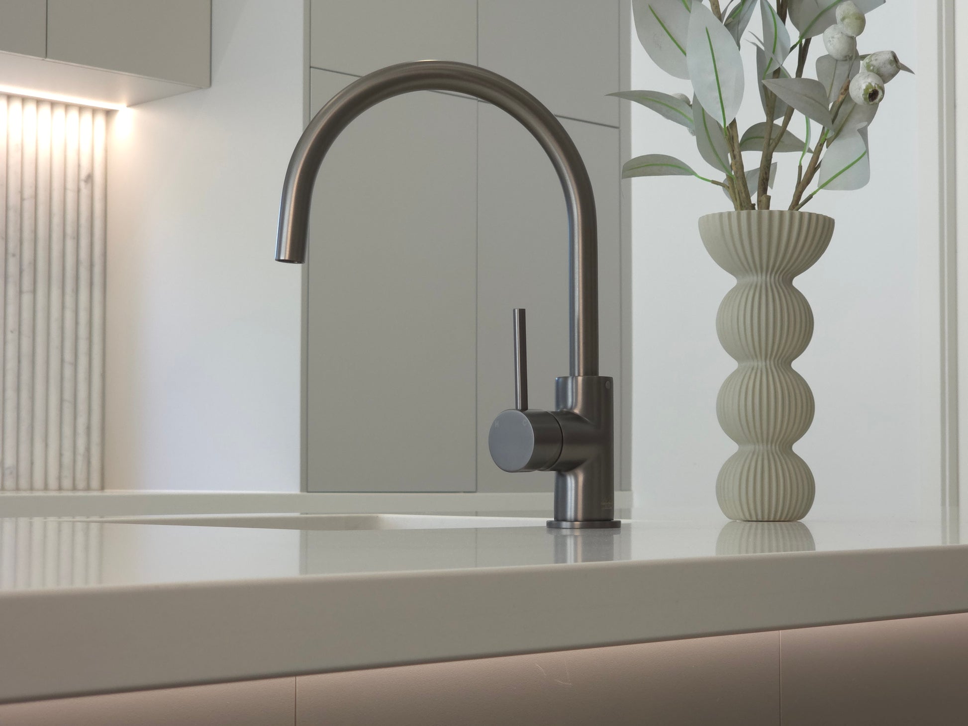 Como Kitchen Mixer Tap - Gunmetal
