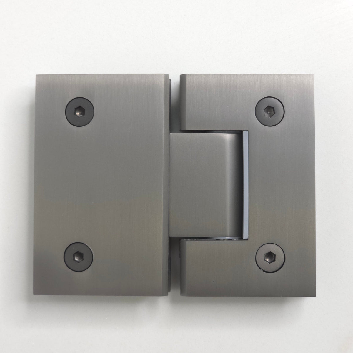 Geneva Shower Hinge Glass to Glass Gunmetal