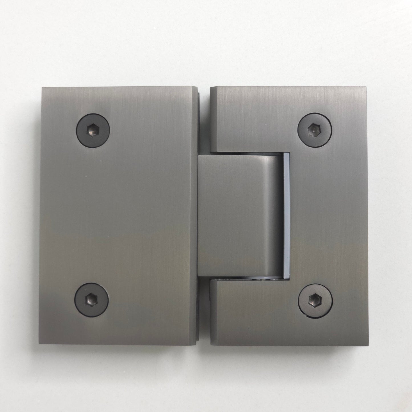 Geneva Shower Hinge Glass to Glass Gunmetal