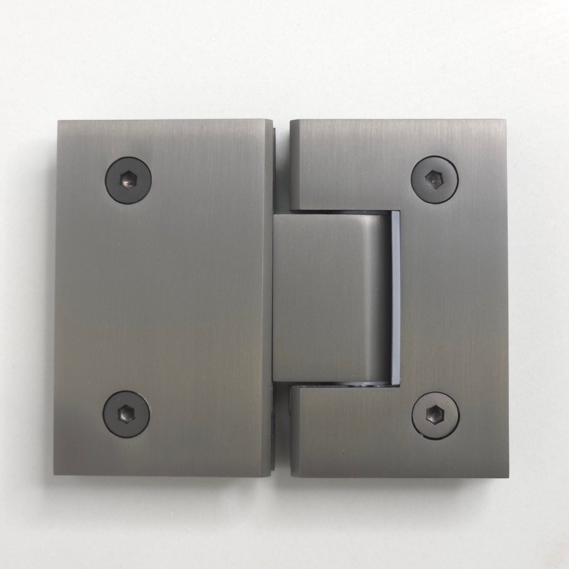 Geneva Shower Hinge Glass to Glass Gunmetal