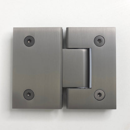 Geneva Shower Hinge Glass to Glass Gunmetal