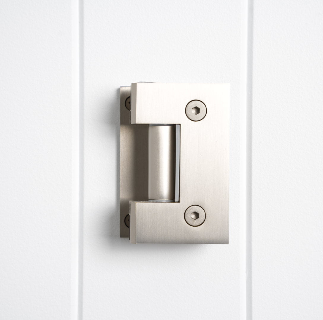 Rennes Shower Hinge Glass to Wall Brushed Nickel