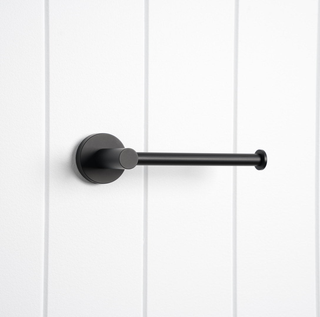 Lille Toilet Roll Holder - Brushed Gun Metal