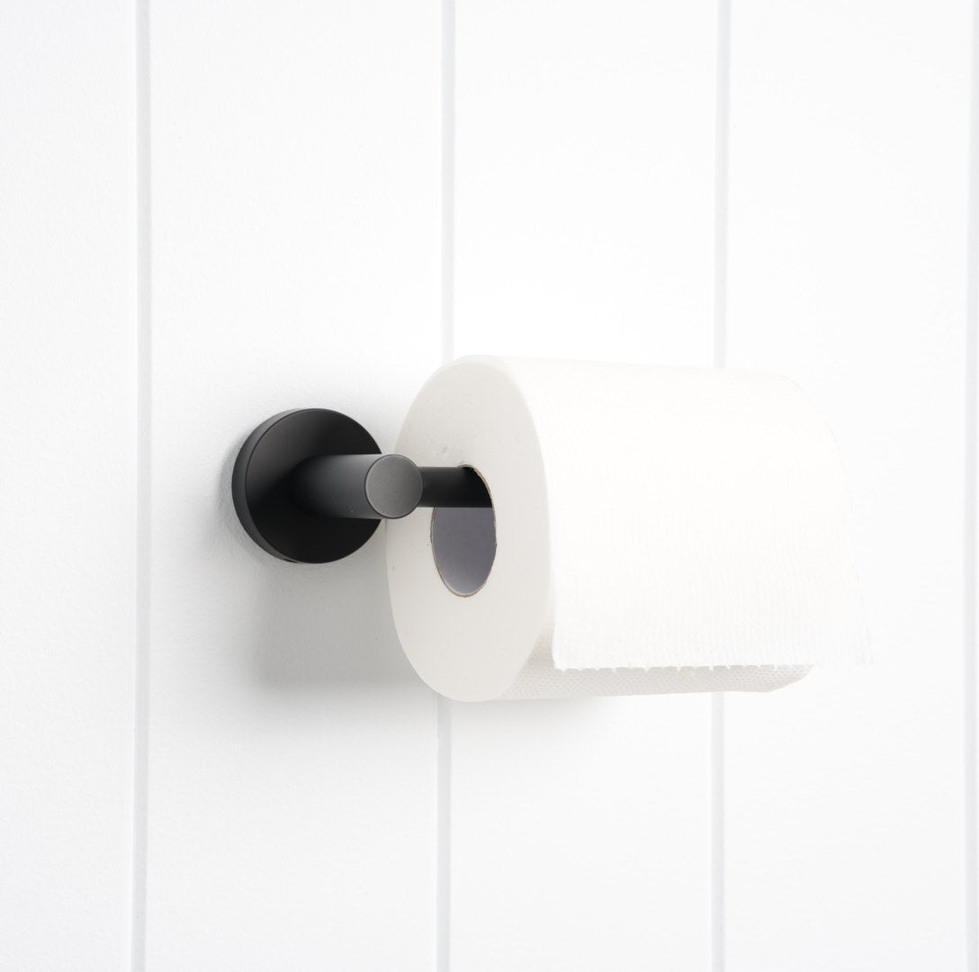 Lille Toilet Roll Holder - Brushed Gun Metal